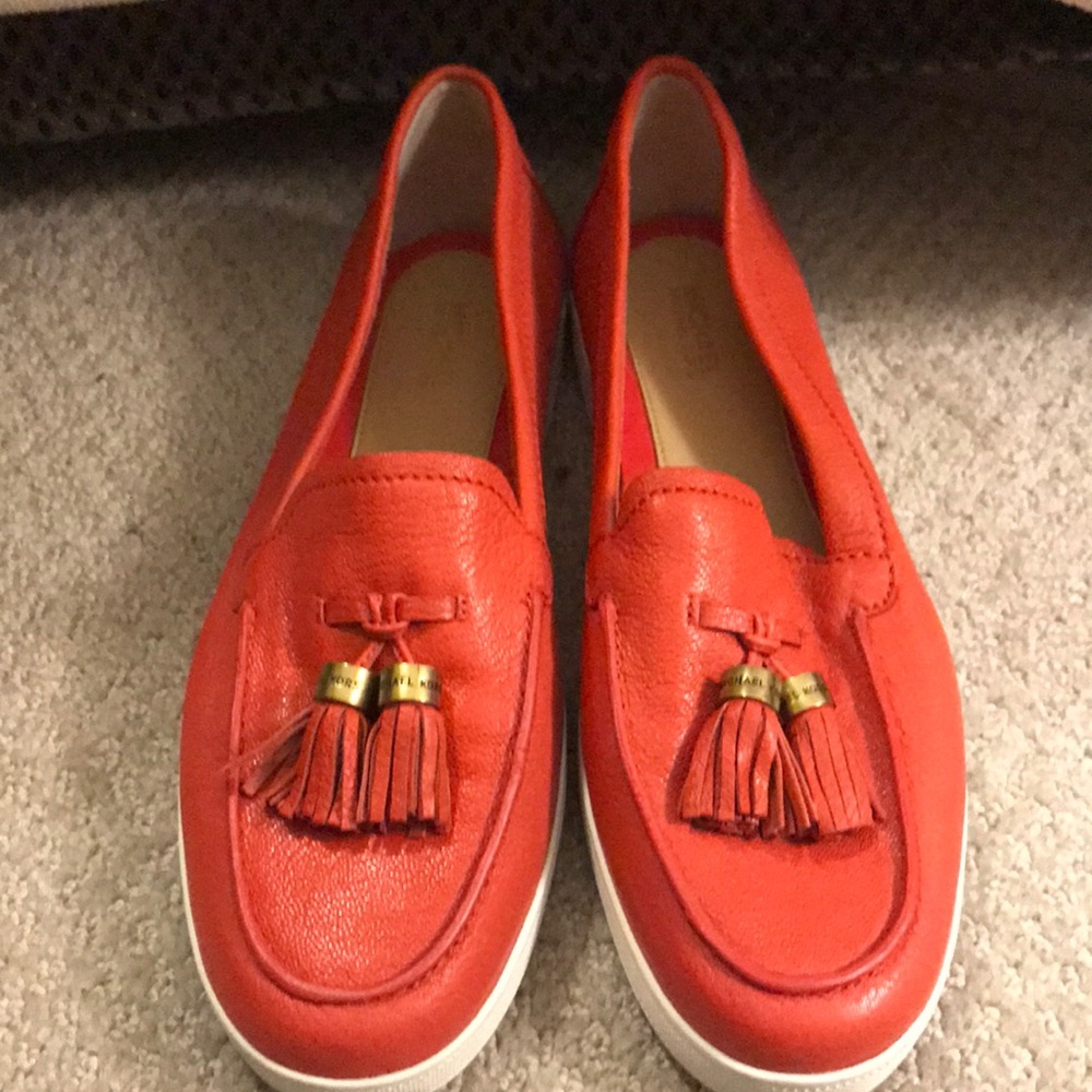 Michael Kors leather loafers